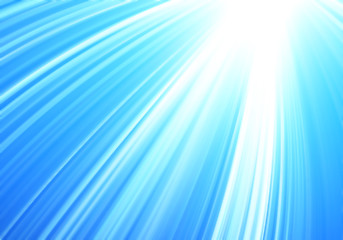 Image showing abstract rays of light on sky blu, abstract texture