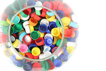 Image showing plastic caps 