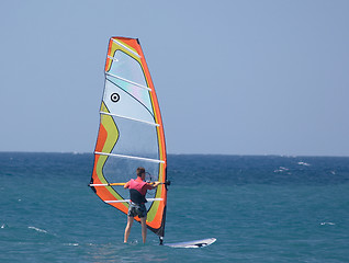 Image showing Sailboarding