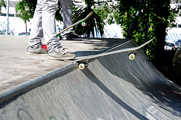 Image showing Skateboarders