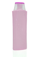 Image showing Pink shampoo bottle 