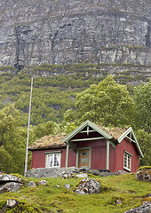 Image showing Mountain cabin