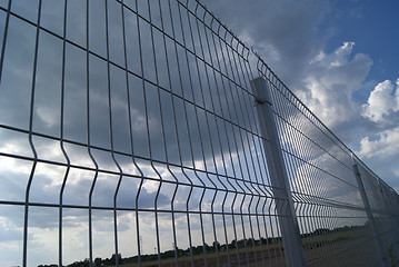 Image showing Wrought iron fence