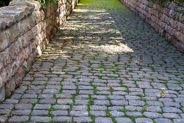 Image showing Stone road