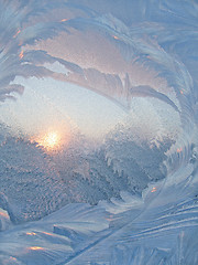 Image showing frost and sun 