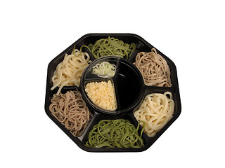 Image showing Soba box-clipping path