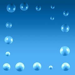 Image showing abstract air bubbles background