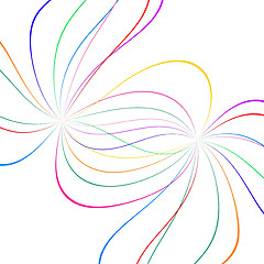 Image showing abstract color lines