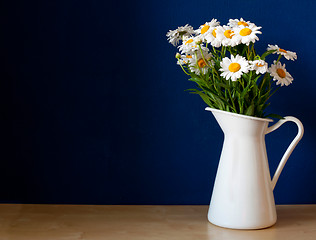 Image showing Oxeye Daisies in the Pitcher