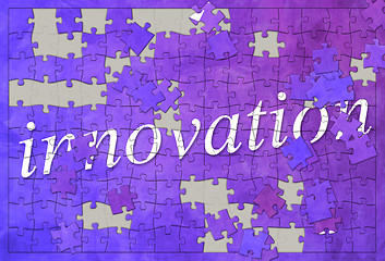 Image showing innovation puzzle