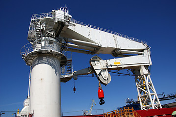 Image showing The ship crane