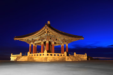 Image showing Korean Friendship Bell Landmark in San Pedro California