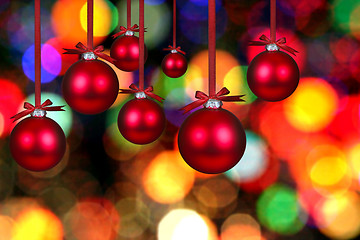 Image showing Christmas Bauble Bulbs