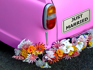 Image showing Just married