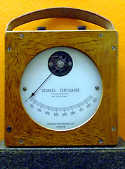 Image showing Old style gauge