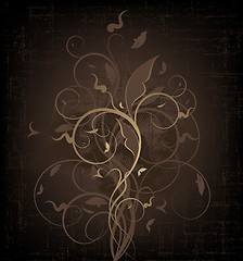 Image showing Floral vector background