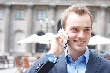 Image showing Man on phone