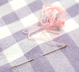 Image showing Needle and thread