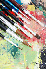 Image showing Paintbrushes