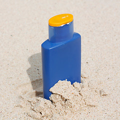 Image showing Sun lotion