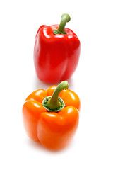 Image showing Orange and red pepper