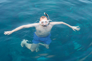 Image showing Snorkelling