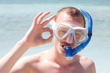 Image showing Snorkelling