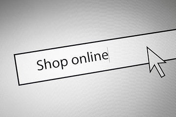 Image showing Shop online