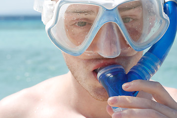 Image showing Snorkelling