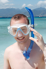 Image showing Snorkelling