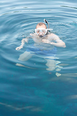 Image showing Snorkelling