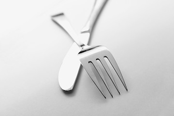 Image showing Artistic cutlery