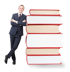 Image showing Pile of books