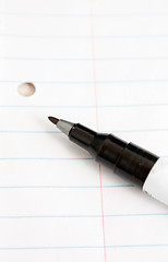 Image showing Pen and paper