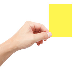 Image showing Yellow red