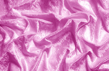 Image showing Pink textile background