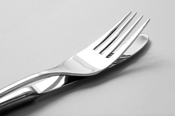 Image showing Artistic cutlery