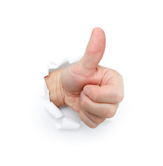 Image showing Thumbs up