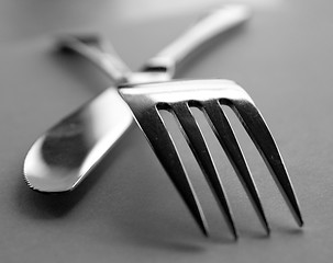 Image showing Artistic cutlery