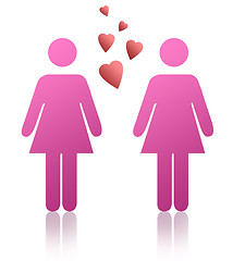 Image showing Gay women