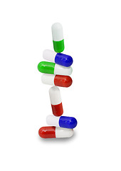 Image showing Pills in a stack