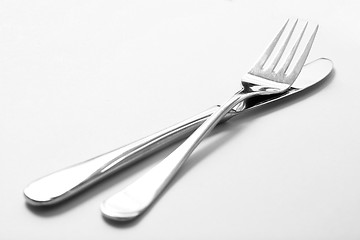 Image showing Artistic cutlery