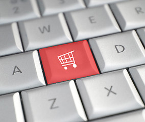 Image showing Shopping online