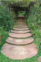 Image showing Garden path