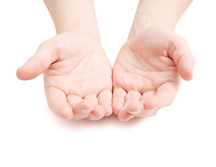 Image showing Open hands