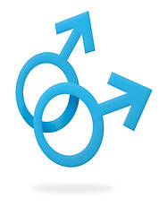 Image showing Gay male symbol