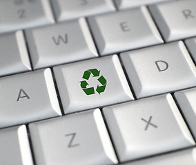 Image showing Recycle key