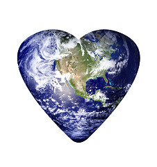 Image showing Love earth