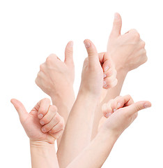 Image showing Thumbs up