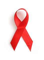 Image showing Red ribbon symbol